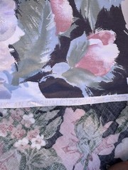 VTG Interior Fabric Design 1986 8 Yards X 56” Roll Plus Bonus ExtraFloral Fabric