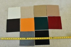 10 Pieces, 6″ x 6″ Wool Squares, 100% Wool, P02