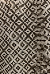 Upholstery Weight Fabric 3.5 Continuous Yards 58” Wide Diamond Pattern Black Tan