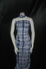 Tie-Dye Rayon Spandex Jersey Knit Fabric Beautiful Stretch knit Navy Combo 9 oz
