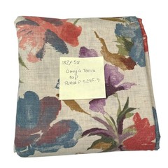Omega Textile Corp 132×58″ Multicolor Floral Fabric P 5295-9 Tropical Watercolor