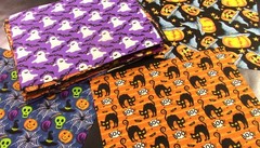 65 Piece 10×8 Scrap Pack – Halloween – No Duplicates – 100% Cotton 5558