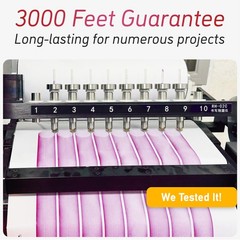 Lange & König Heat Erasable 12 Count (Pack of 1), White, Purple, Pink, Black