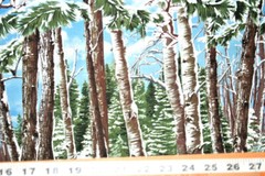 WINTER TREES PANEL FROM MICHAEL MILLER 100% COTTON FABRIC