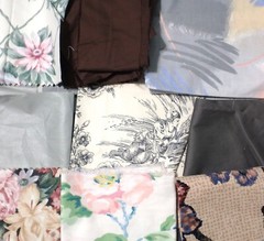5 lb 3 oz Box of Assorted Fabric Scraps – Assortment of Polished Cotton FSBTB122