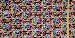 DRAG0N B@LL COLLAGE CHIBI ANIME 1 YARD FABRIC ( 36″ X 58″ ) BRAND NEW