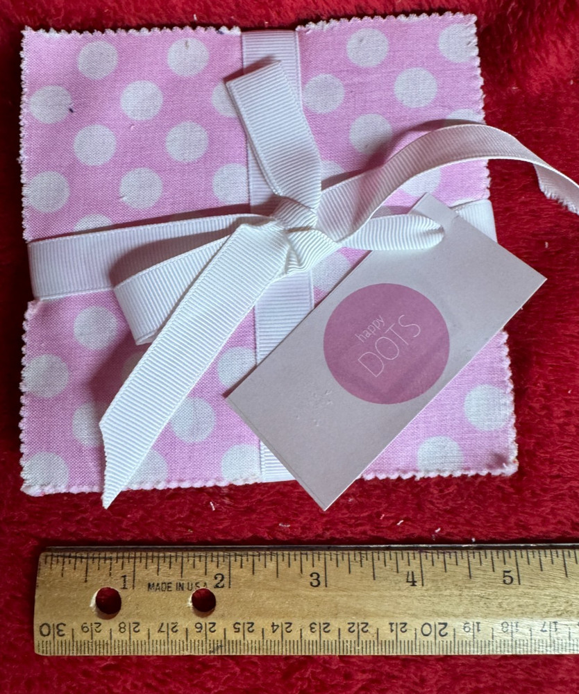 NWT 5″ Charm Pack Michael Miller Happy Dots 5″ Stacker 42 Pieces 5″ x 5″ Squares