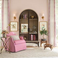 Ballard Designs Dandie Pink InsideOut Performance Fabric by the Yard…