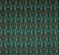 Chrysler Art Deco Soft Plush Velvet Fabric Curtain Upholstery Settee Cushion Use