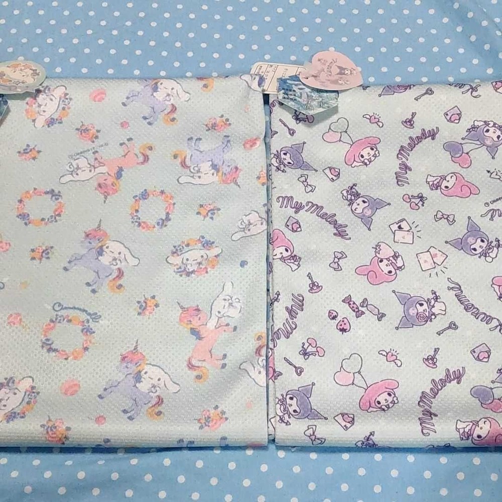 Cinnamoroll My Melody Kuromi Fabric 100x50cm/1.09×0.54yd 2pcs set Polyester set