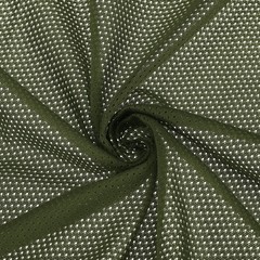 62″ Mesh Fabric Slightly Stretchy for Backpack Pocket, Dark Green 1 Yard