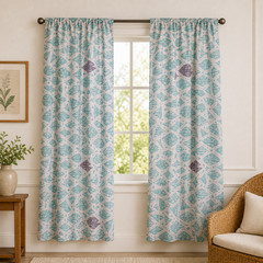 By the Seaside-Happy Fish-Aqua Unbleached Fabric-Loes Van Oosten-Cotton+Steel