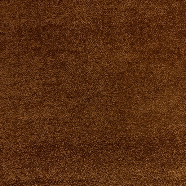 Omega Copper Brown Chenille Upholstery Fabric