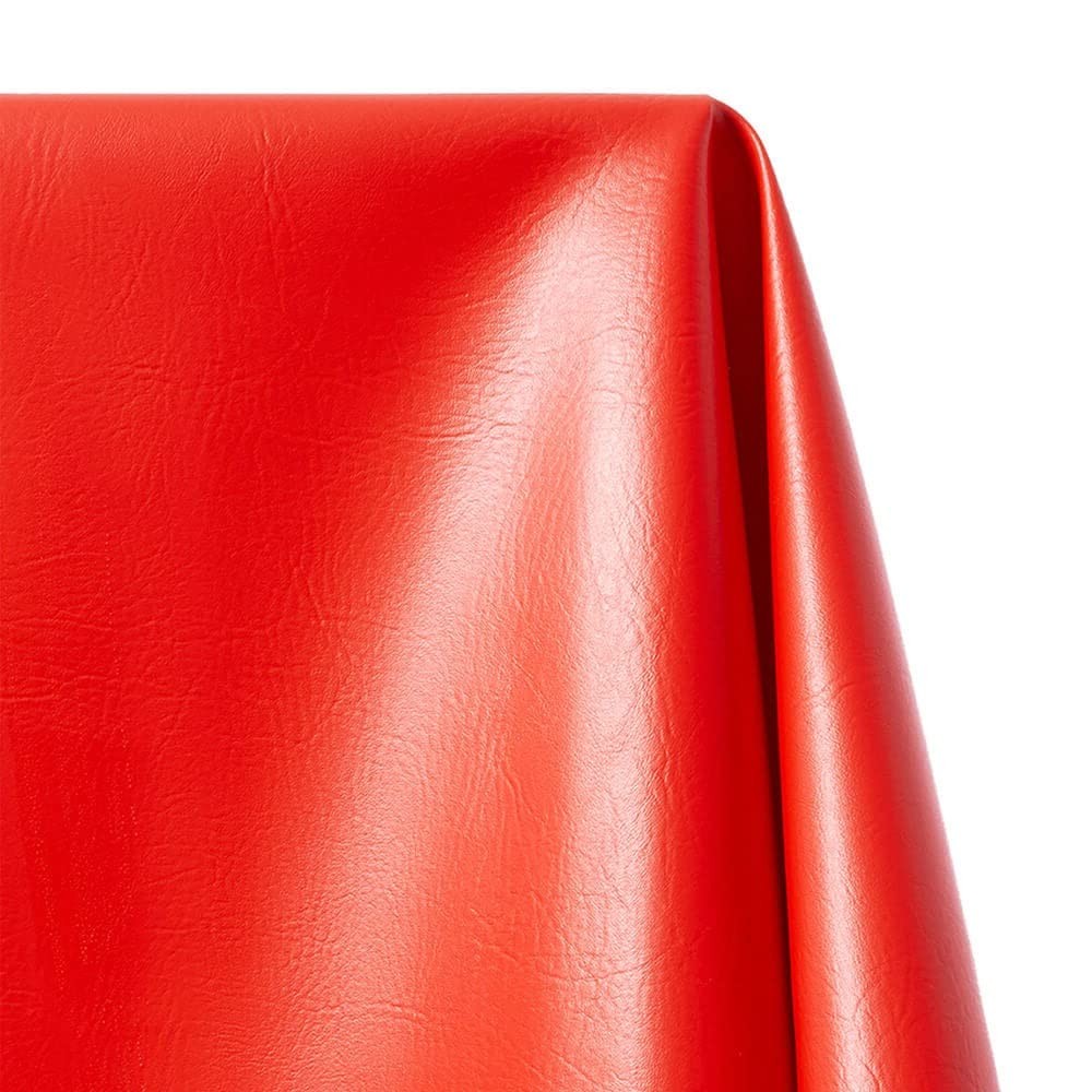 Ottertex Vinyl Fabric Faux Leather Pleather Upholstery 54″ Wide 1 YARD, Red