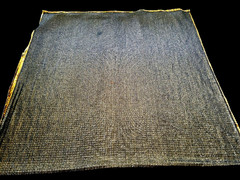 Broadway Theatre remnant Silver Black Lame’ with Thousands of Sequences 72 X 36″