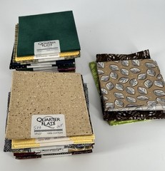 JoAnn Fabrics Quarter Flats Fabric Lot of 33 Cotton 18x 22″ Sewing Mixed