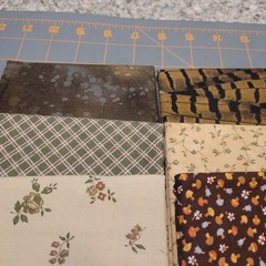 LOT OF 15 FAT QUARTERS COTTON FABRIC ASSTD COLORS & DESIGNS lot 3