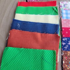225 Mix Vintage pre cut charm pack Floral 4.5″ squares fabric quilt scrap cotton