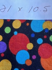 Larger Fabric Scraps for Quilting. Sizes Shown On Photos. Multicolored. 1/2 Lb