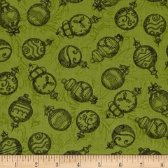 Christmas in Bloom Fat Quarter Crystals, Wilmington, 100% Cotton Q540-416-540
