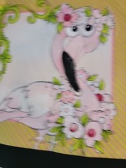 Cotton fabric 3 pieces, Panel Flams Loralie Harris for Loralie Designs: