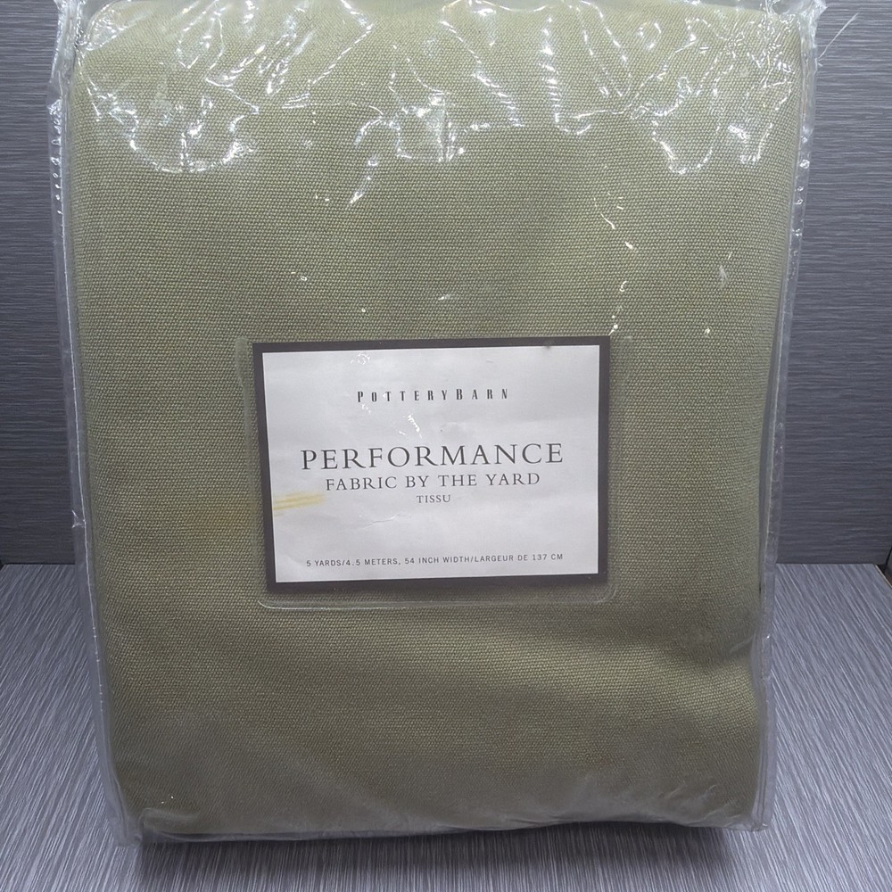 Pottery Barn Performance Upholstery Fabric By The Yard 5 Yards Green