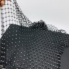 1 Yard Fishnet Fabric Diamante Crystal Rhinestone Trim For Clothes DIY Accessory