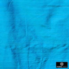 Blue, Turquoise Silk Dupioni Fabric By The Yard, 41 inches width Silk Fabric