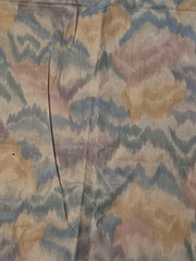 P. Kaufmann Fabric Watercolor Effect 2 YDs x 54 IN Pink Blue Yellow Preshrunk