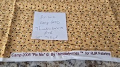 VTG7/8 Yard/32″ Pic Nic Camp Thimbleberries RJR Uncut Quilt Craft Sew