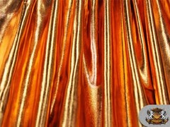 1 X Spandex Metallic Copper Fabric /60″/ Sold by The Yard 60 Inches, Brown