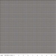 1/4 Yard 9”x42” Riley Blake Small Gingham 1/8″ Check Black Cotton Quilt Fabric