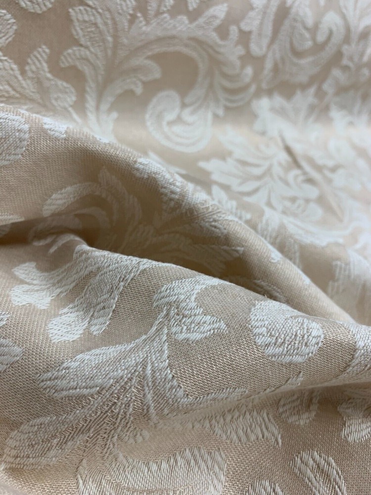 CLASSIC DAMASK COTTON POLYESTER FABRIC : 137cm WIDE – #CHICAGO : $$8.00 p/m