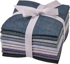 – 11 Options Solids with Tweed Tonals – Assorted Color Cotton Quilting Fabric Bu