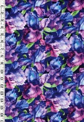 Northcott Infatuation – Packed Iris – DP28614-86 – Dark Purple -By the Half Yard