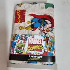 Marvel Comics 1 Yard Fabric Pre Cut 100% Cotton 36 in. x 44 in. NEW