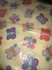 PUL Fabric – Sweet Stuff Butterflies Print One Bolt 8 Yards Brand New