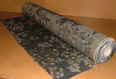 Romo Sakuya Gunmetal Silk Wool Blend Jacquard Curtain Fabric PM