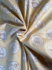 Fabric – “Whimsy” Collection by Fig Tree & Co for Moda Pale Yellow 36” L x 44” W