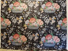 36″ x 54″ Stanley King Studio for Universal Convertors Inc. Floral Cotton
