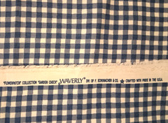 FlowerPatch Collection Garden Check by Waverly Blue and White Check 44″ x 68″
