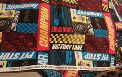 Nascar Champion Patch Cotton Fabric 44″ X 24″