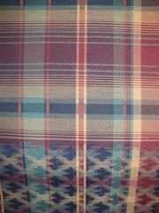 Plaid Tan Green Burgundy Navy Burlington – 5+yds=$0 S&H