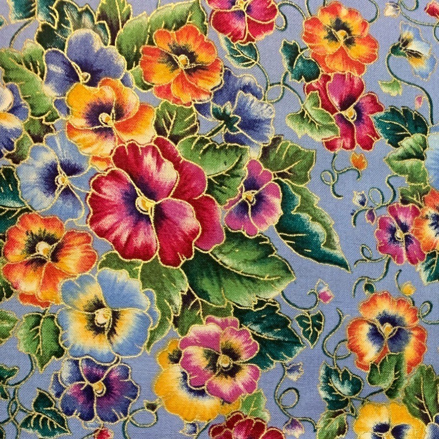 Floral Cotton Fabric Fat Quarter 18×22″ Faye Burgos Marcus Brothers Textiles