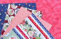Farmer’s Market Repeating Border Stripe 6278MU By half yd cont cuts