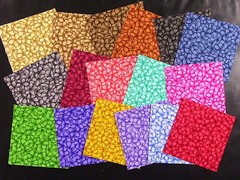 (51) 5″ Squares – Cherry Blooms – Charm Pack, Quilts – 100% Cotton Fabric – 5784