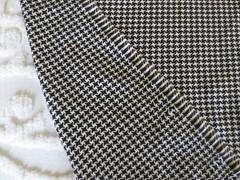 3625. BLACK & WHITE WOVEN Apparel COTTON/COTTON BLEND FABRIC–59″ x 7-3/8 yds.