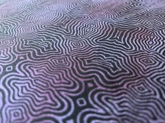 9+ yds OOP CHATEAU Jinny Beyer for RJR Fabrics Cotton Quilting Purple Black Line