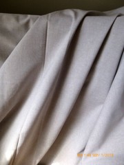 Solid Neutral 63 inches wide Oxford Cloth Fabric Medium Weight BTY