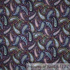 BonEful Fabric FQ Cotton Quilt Green White Black Bat Ghost Halloween Print SALE